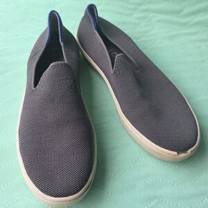Rothy's Original Slip On Sneaker 8 Dark Gray Clean Sustainable Recycled Washable